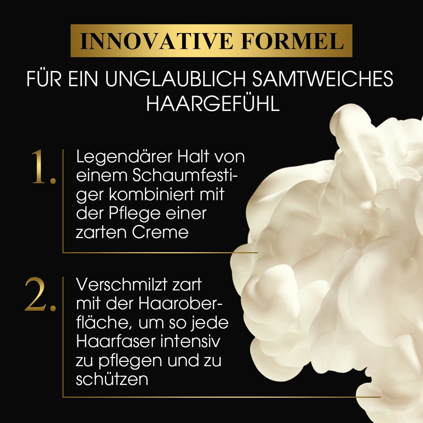 Creme de Mousse - Volumen und extra starker Halt